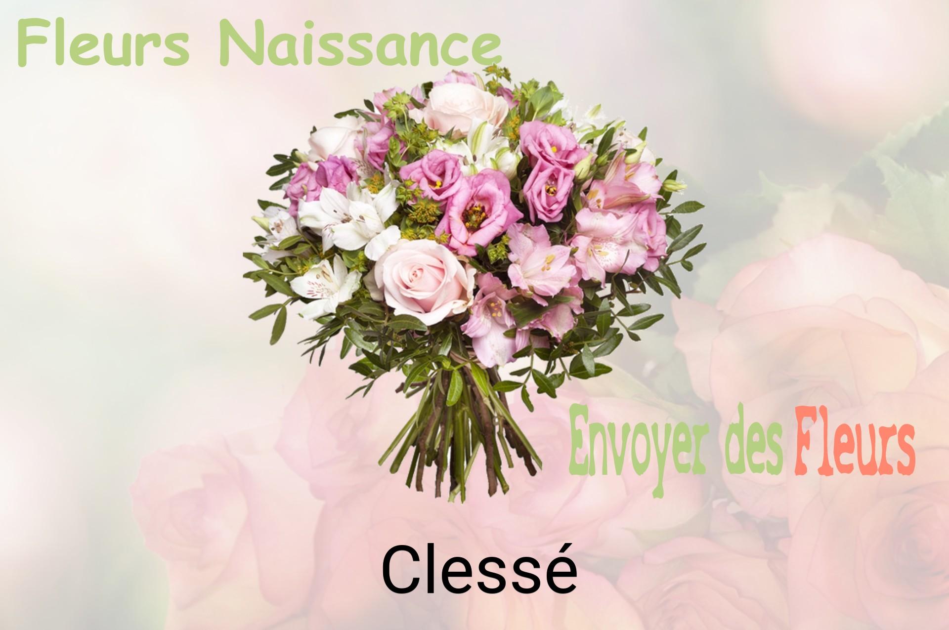 Bouquet de fleurs de naissance livré à Clessé